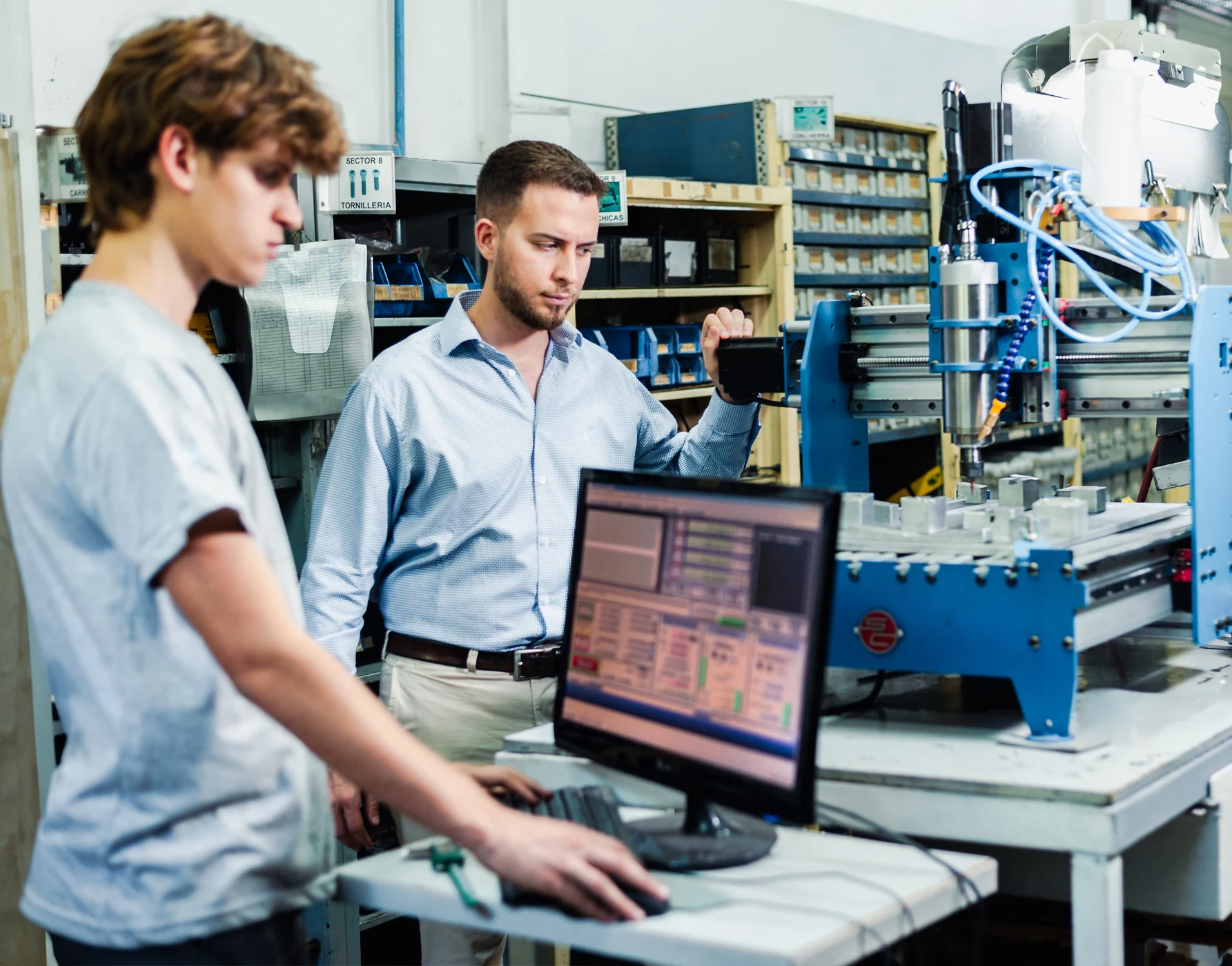 Technical collaboration at an ETAR workstation